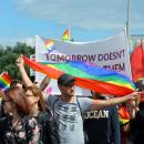 02018 0258 LGBTQ-Teilnehmer an einer Demonstration von Rzeszów